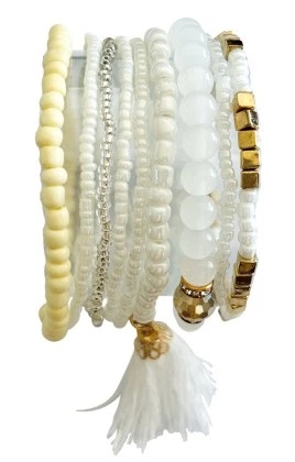 DIY armband set, wit