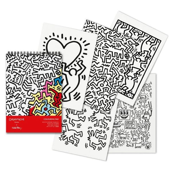 Caran d'Ache Genève Keith Haring Kleurblok A5 Speciale Editie
