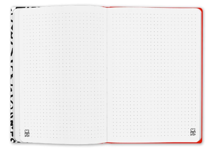Caran d'Ache Genève A5 Dotted Notitieboek Keith Haring Speciale Editie - Afbeelding 2