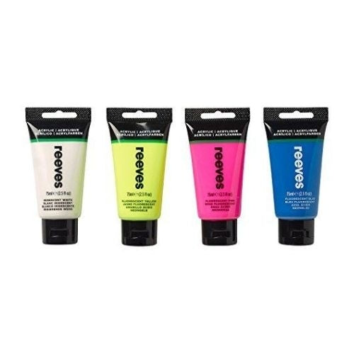 Reeves Acrylic Fluo Set 4 x 75ml