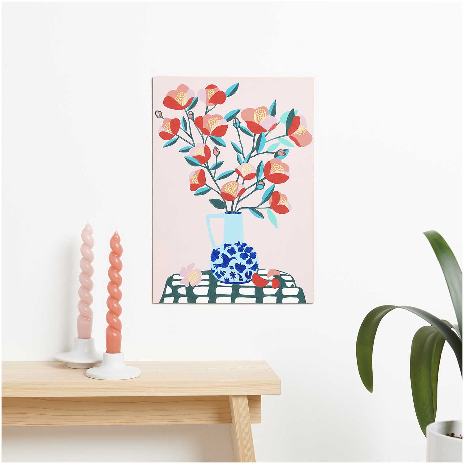 Schilderen Op Nummer, CAMELIA, 26 X 37 CM - Afbeelding 2