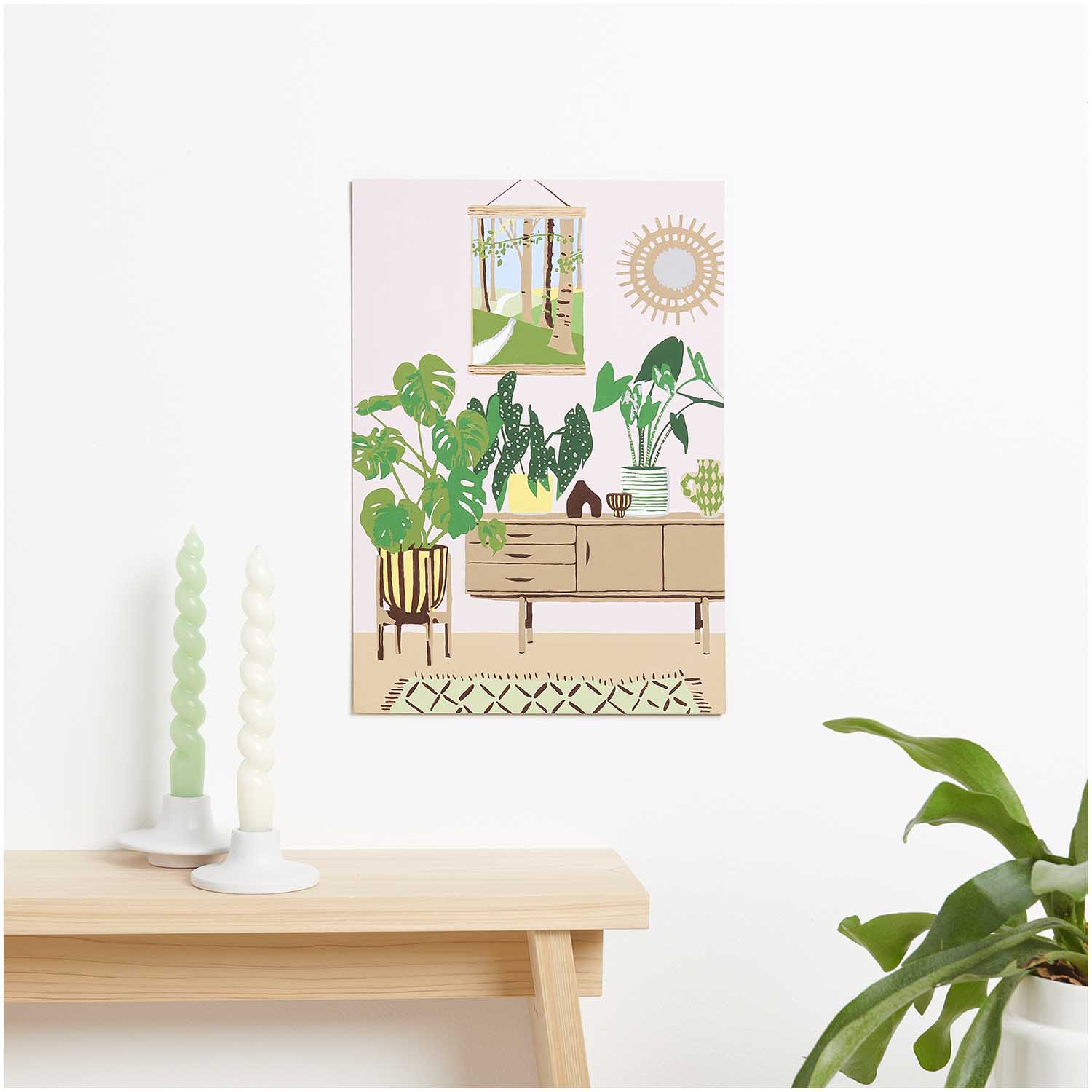 Schilderen Op Nummer, URBAN JUNGLE, 26 X 37 CM - Afbeelding 2