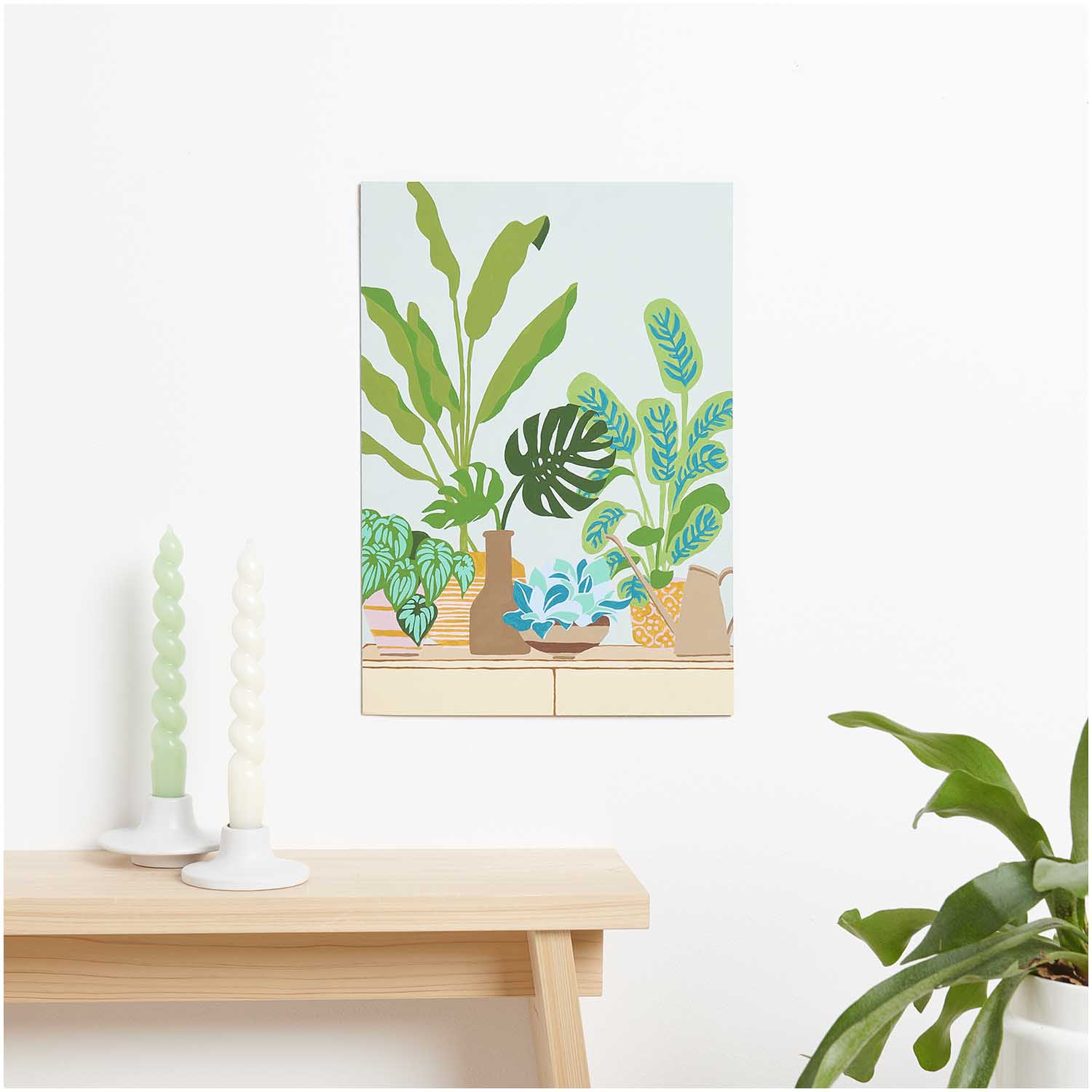 Schilderen Op Nummer, PLANTEN, 26 X 37 CM - Afbeelding 2
