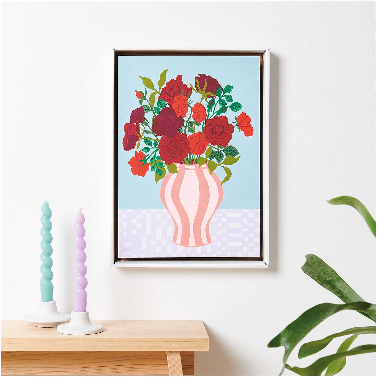 Rico Schilderen Op Nummer Rode Rozen 26 x 37cm - Afbeelding 5