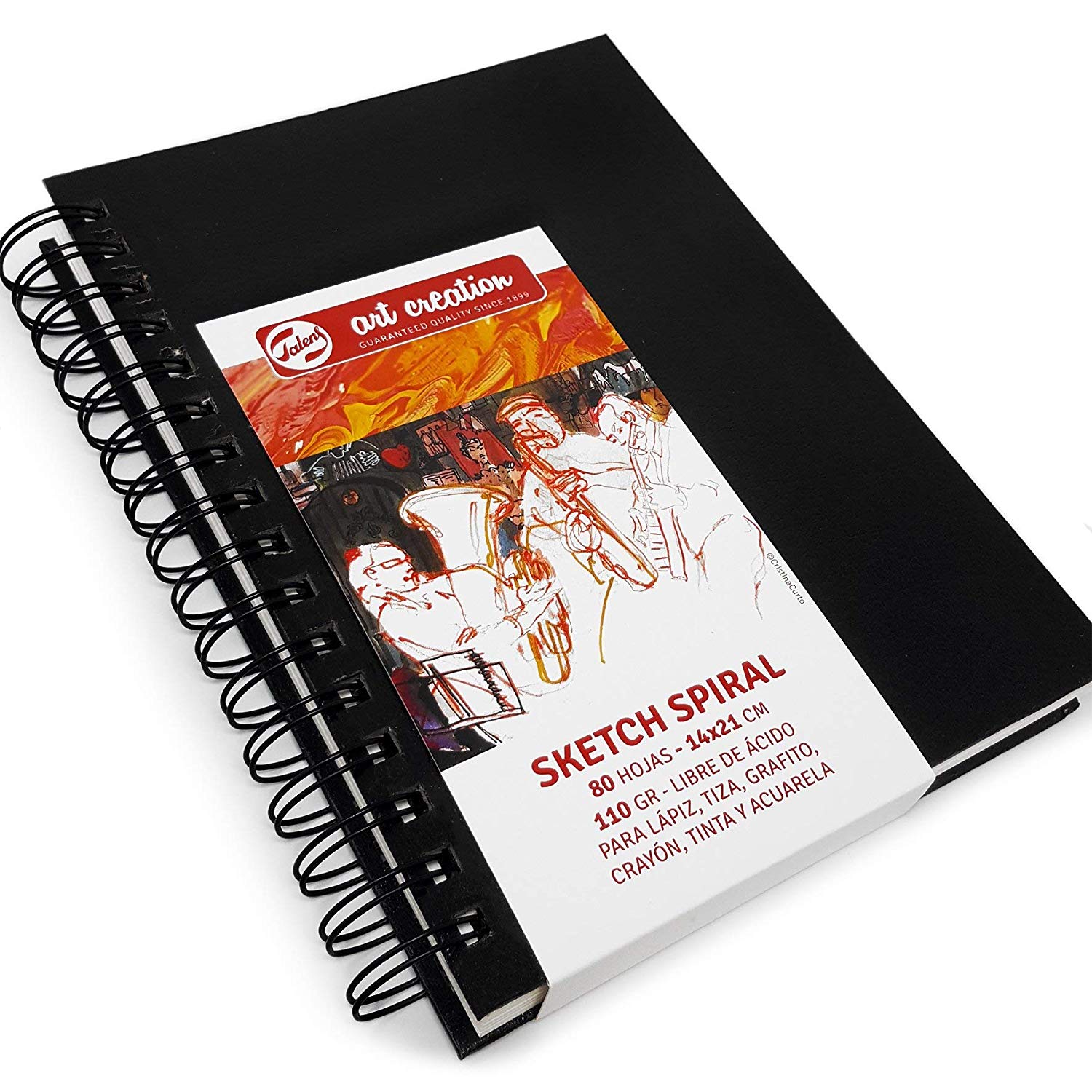 Talens Art Creation Schetsboek Spiraal 14 x 21 cm 110 g 80 Vellen