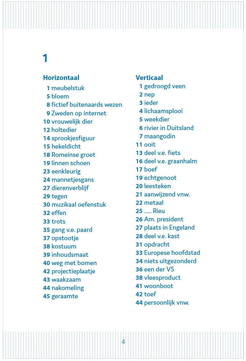Kruiswoord Raadsels - Brain Boosters - Afbeelding 4