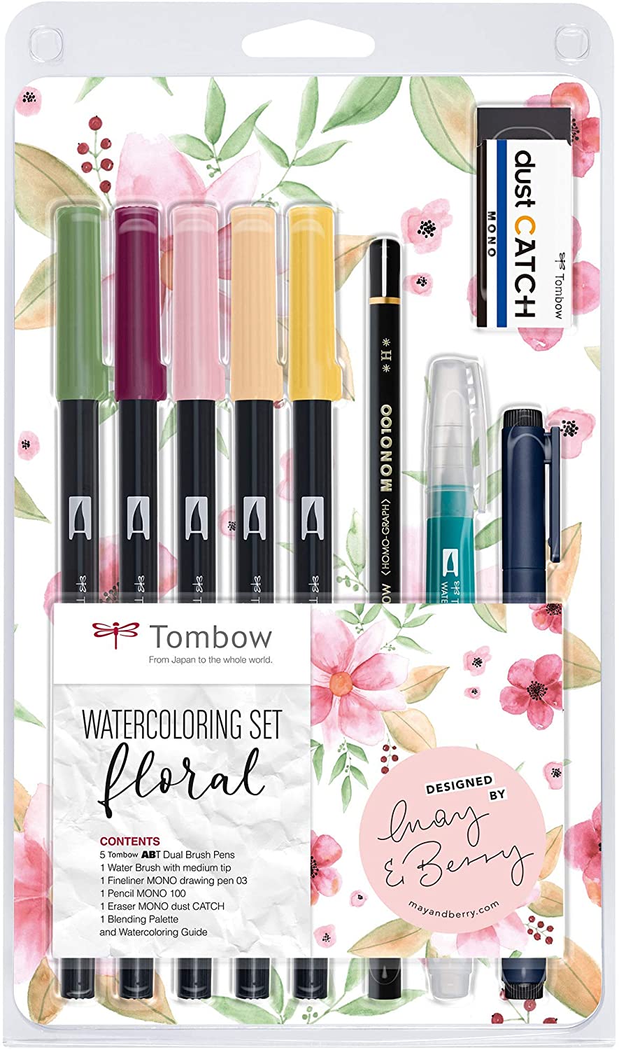 Tombow Watercoloring Set Floral