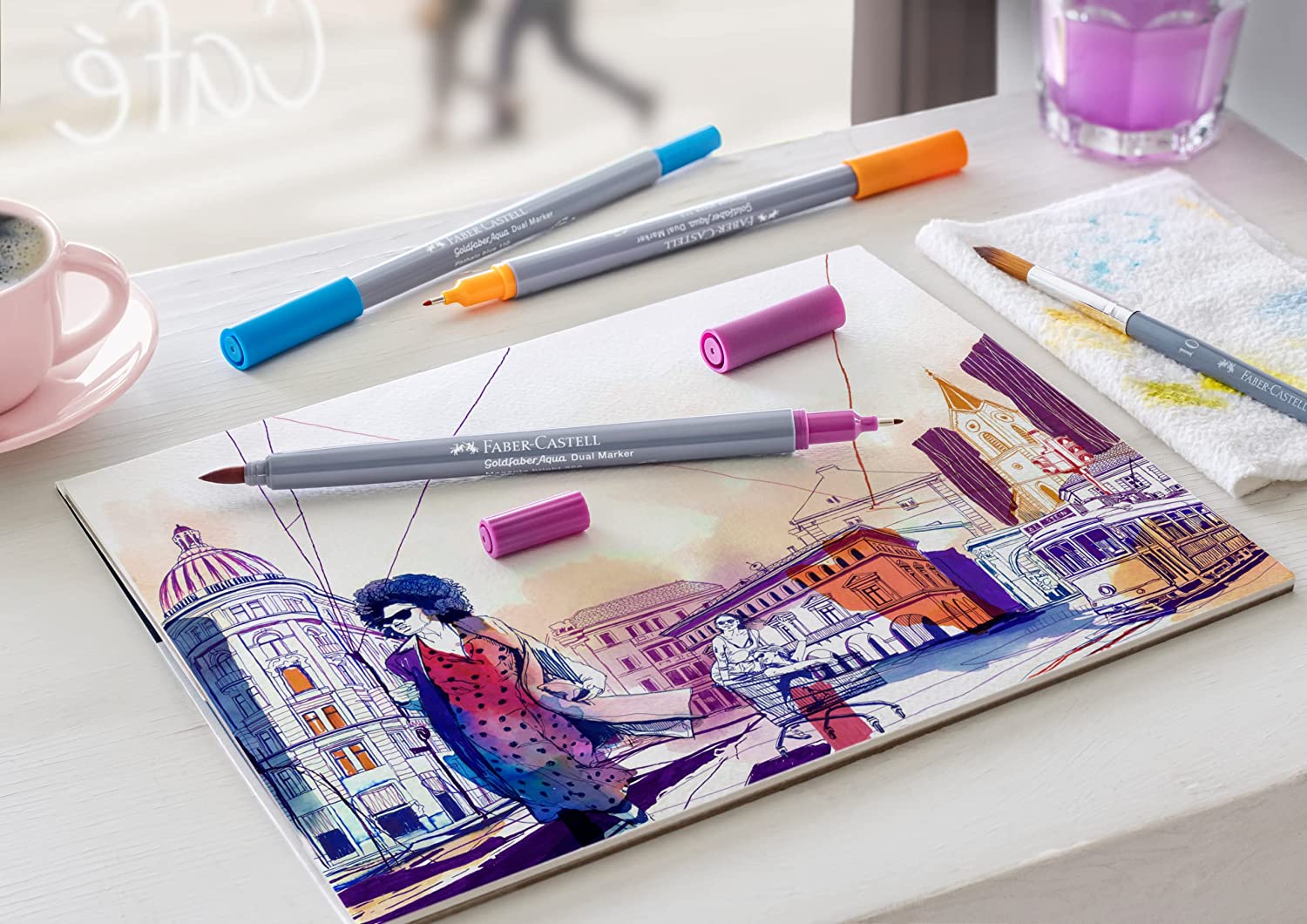 Faber Castell Goldfaber Dual Aquarelmarker - Keuze uit diverse kleuren - Afbeelding 2