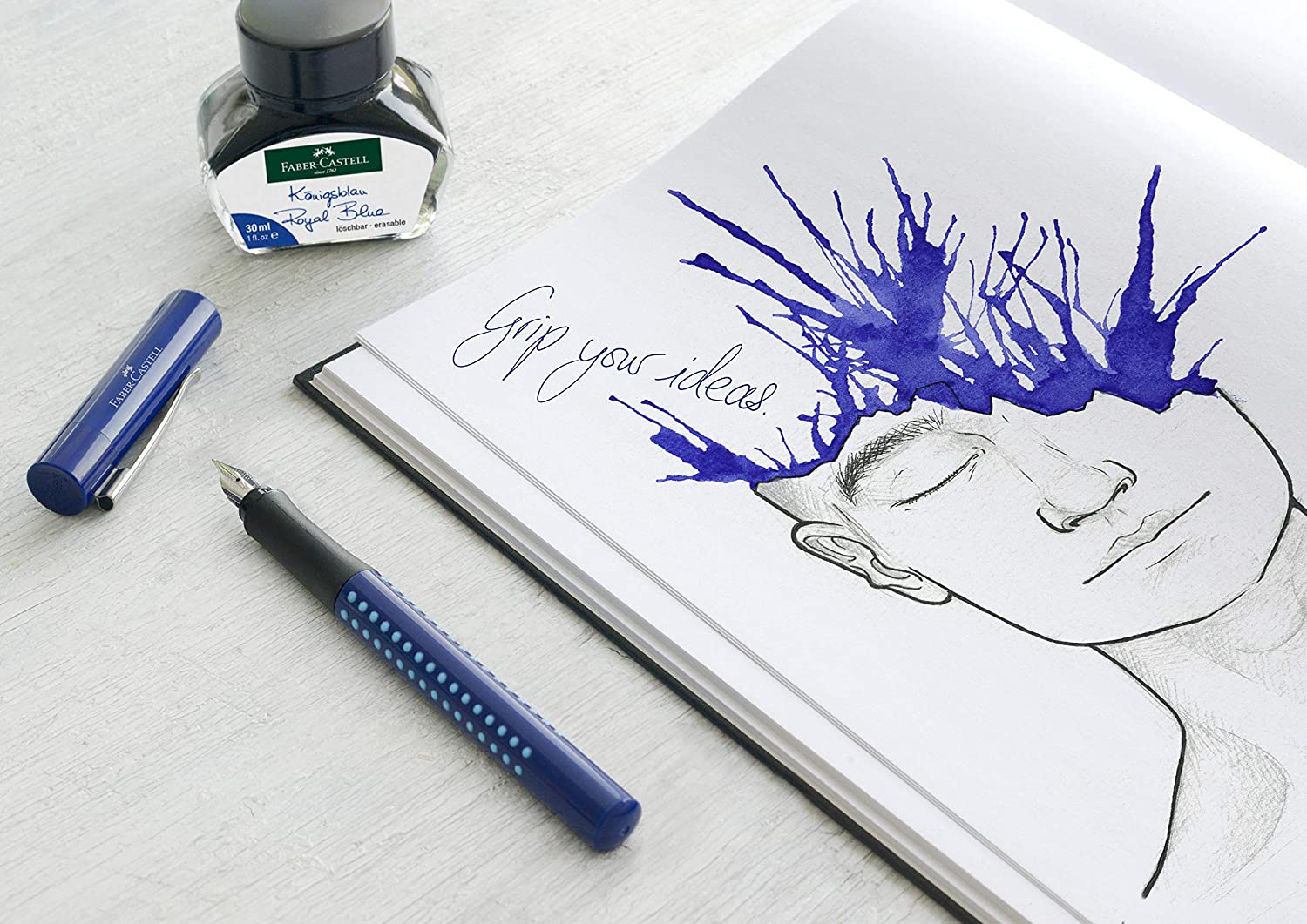 Vulpen Maat M Faber Castell Grip 2010 - keuze uit 3 kleuren - Afbeelding 1