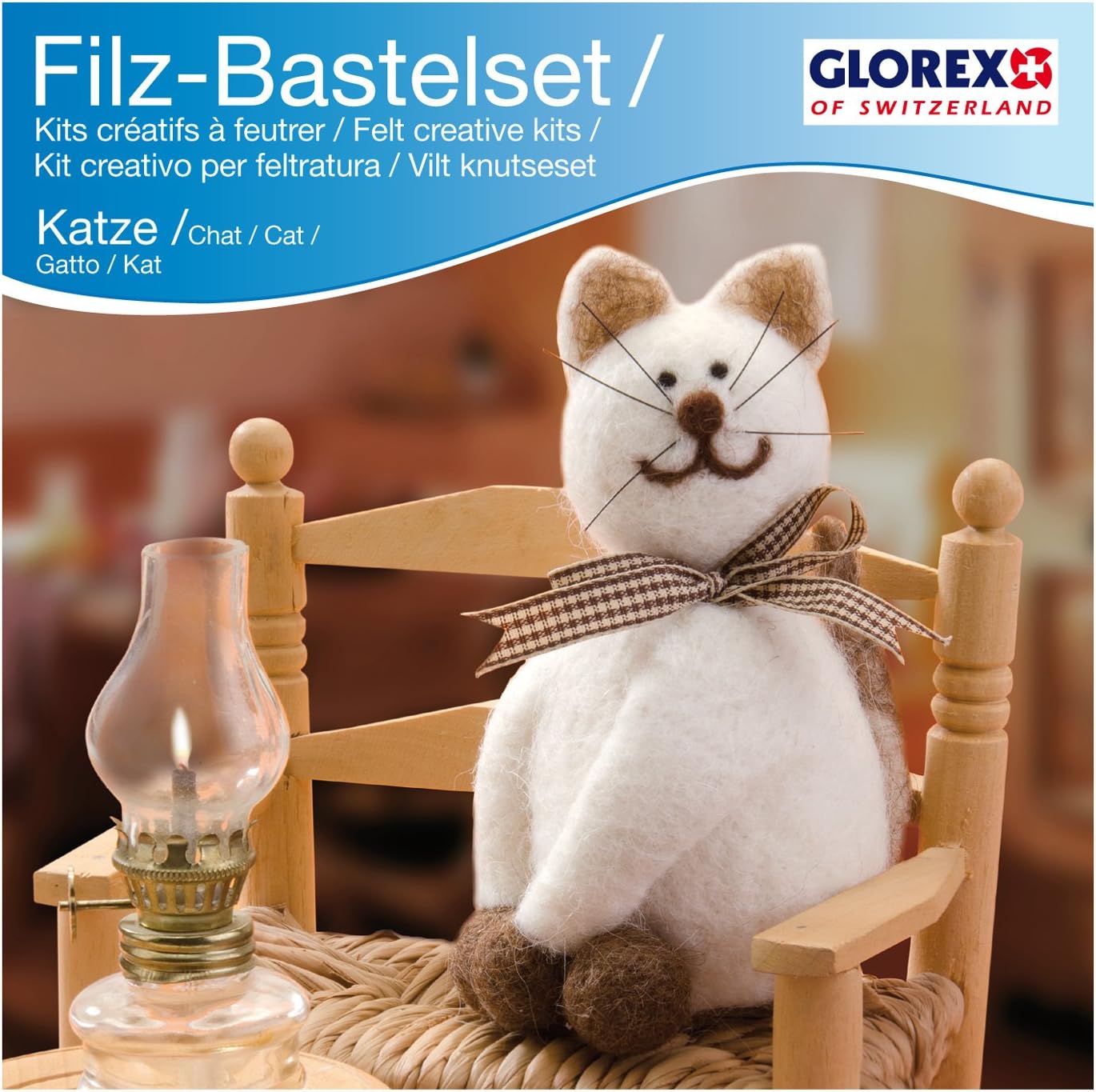 Vilt knutselset "Kat" - Afbeelding 1