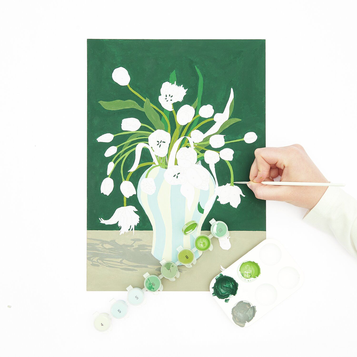 Rico Schilderen Op Nummer Tulpen Boeket 26x37cm - Afbeelding 2