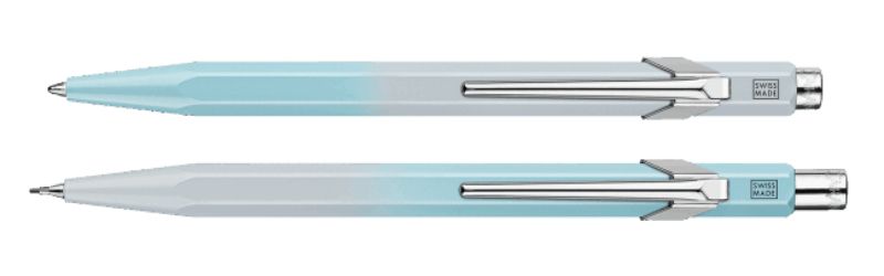 Caran d'Ache Blue Lagoon Set 849 Balpen + Vulpotlood 0,5 mm - Afbeelding 1