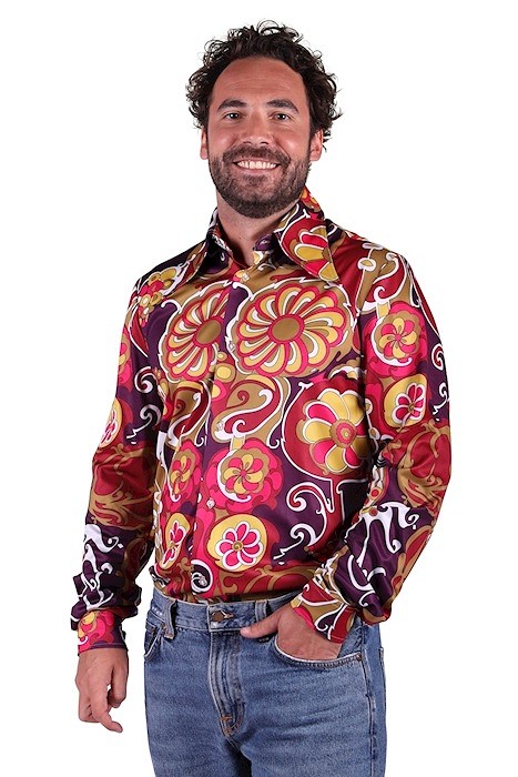 70s Shirt heer ''Roar'' Rood
