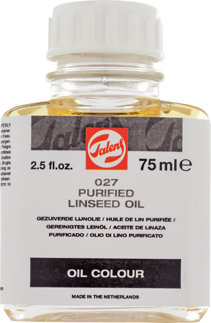 Talens Gezuiverde Lijnolie 027 Fles 75 ml