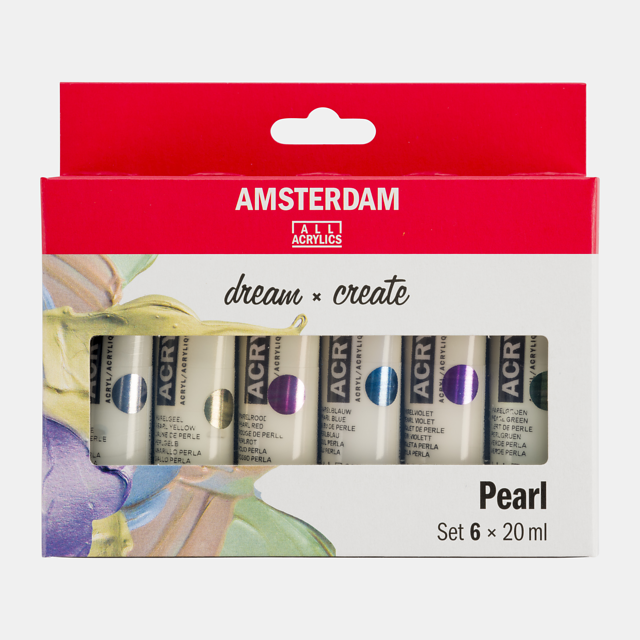 Amsterdam Standard Series Acrylics Parelmoer Set 6 × 20 ml 