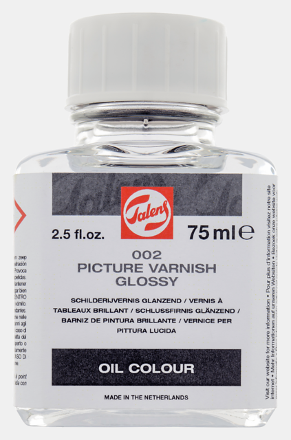 Talens Schilderijvernis Glanzend 002 Fles 75 ml