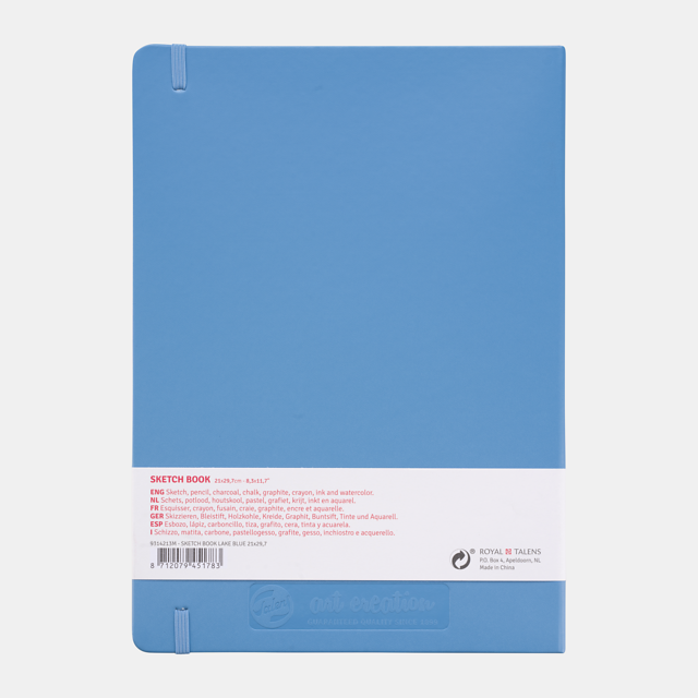 Talens Art Creation Schetsboek Blauw 21 x 29.7 cm 140 g 80 Vellen - Afbeelding 2
