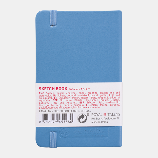 Talens Art Creation Schetsboek Blauw 9 x 14 cm 140 g 80 Vellen - Afbeelding 1