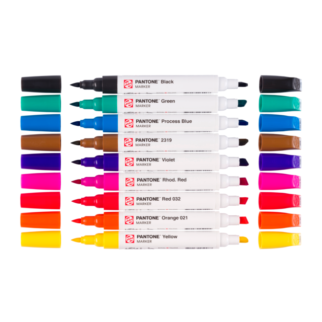 Talens | Pantone marker set x9 Primary - Afbeelding 2