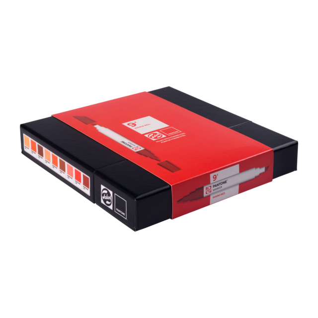 Talens | Pantone marker set x9 Warm Red