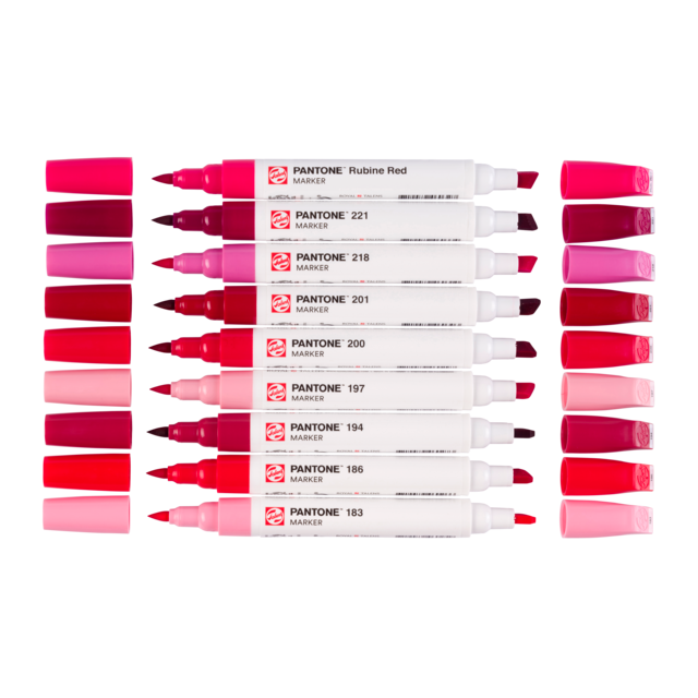 Talens | Pantone marker set x9 Cool Red - Afbeelding 2