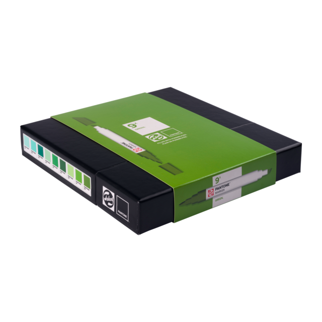 Talens | Pantone marker set x9 Green