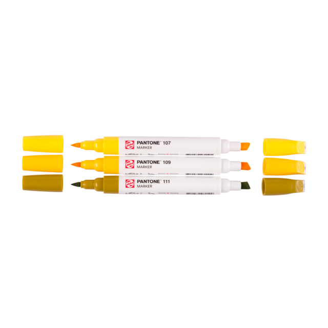 Talens Pantone Marker yellow 3 set - Afbeelding 2