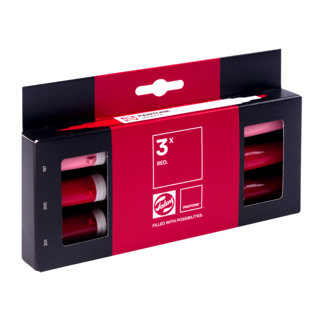 Talens Pantone Marker red 3 set