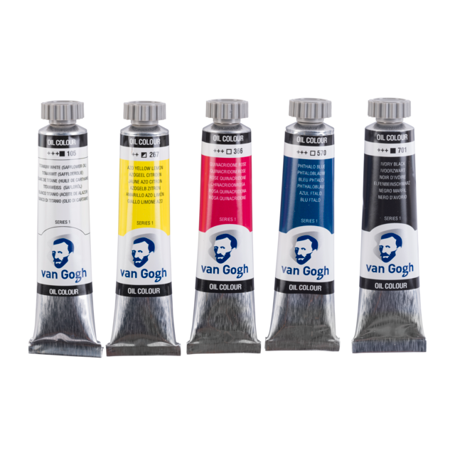 Van Gogh Olieverf Primary Mixing Set 5x20ml - Afbeelding 1