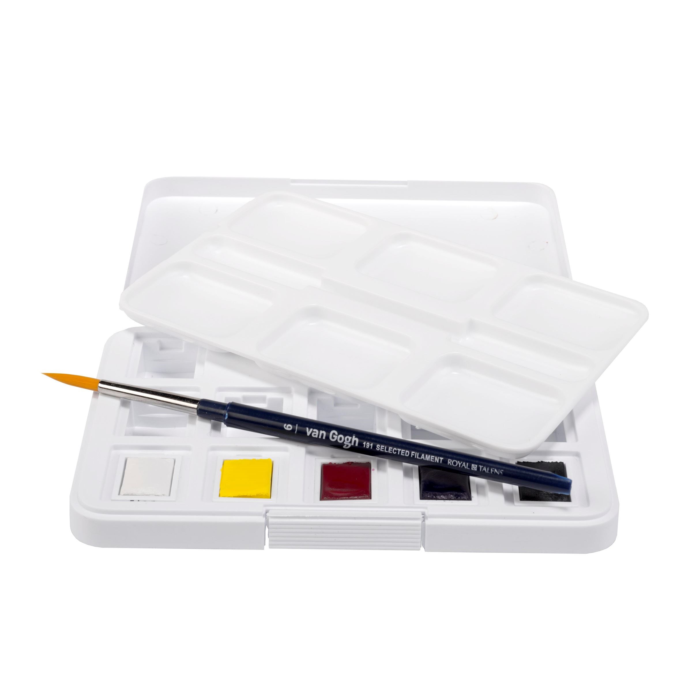 Van Gogh Aquarelverf pocket box primaire mengset | 5 halve napjes + 7 lege plekken - Afbeelding 2