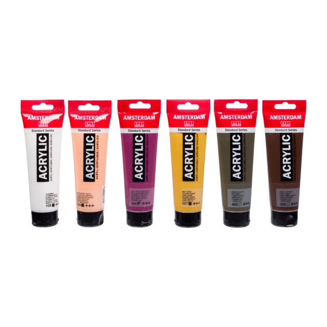 AMSTERDAM Standard Series acrylverf portret set | 6 x 120 ml - Afbeelding 1