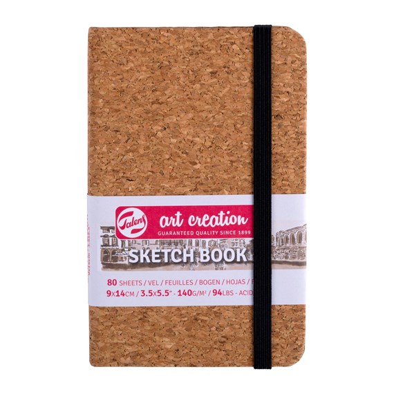Art Creation Schetsboek Kurk | 9 x 14 cm, 140 g, 80 vellen