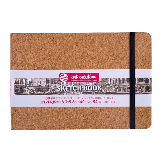 Art Creation Schetsboek Kurk | 21 x 14,8 cm, 140 g, 80 vellen