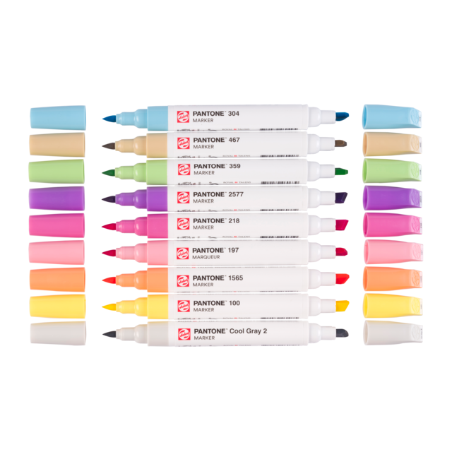 Talens | Pantone marker set x9 Pastel - Afbeelding 2