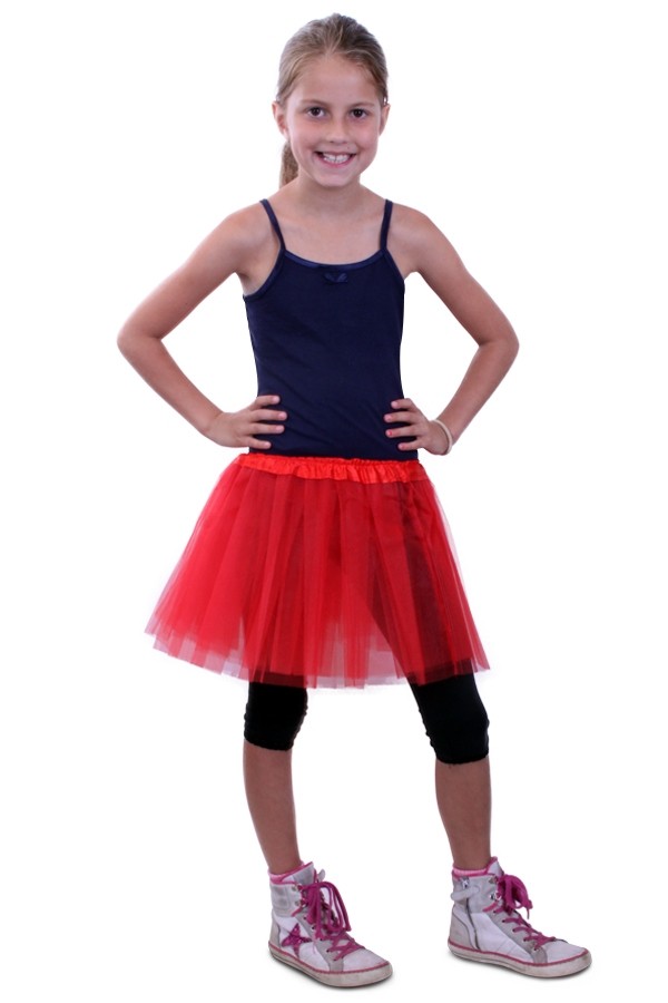 Tule rokje kids roze one size - 