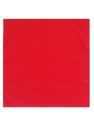 Boerenzakdoek uni rood 50x50