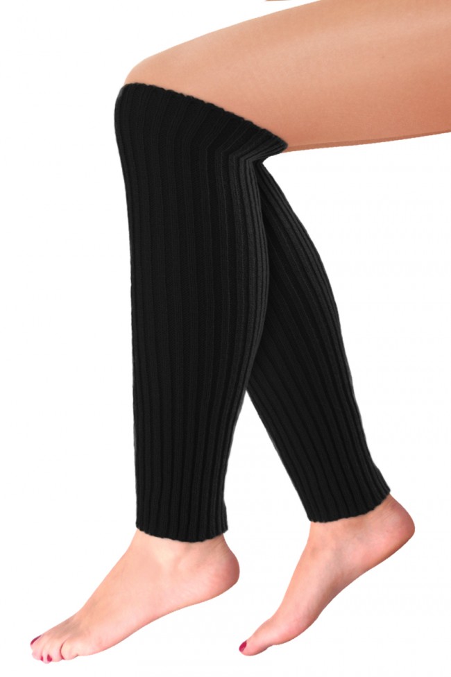 Beenwarmers basic zwart