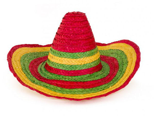 Sombrero mexico populaire multi one size