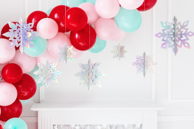 Hangdecoratie Sneeuwvlokken deco12 - Afbeelding 3