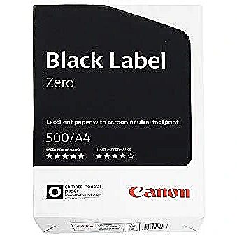 Kopieerpapier WIT Canon Black label Zero A4 80gr pak 500vel