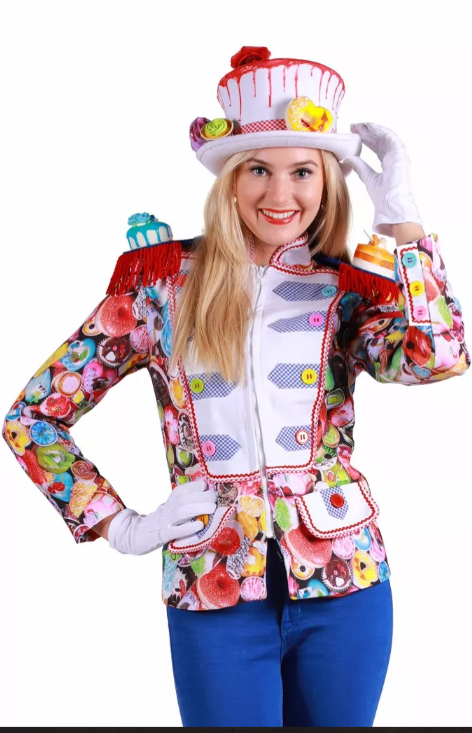 Carnavalsjas Dame "Sweet Delights"