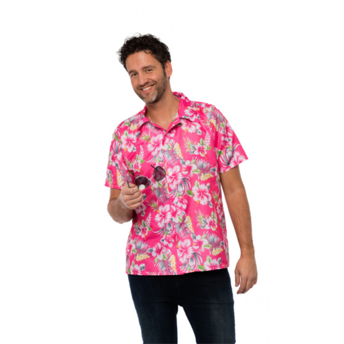 Hawai shirt Deluxe Pink  - M