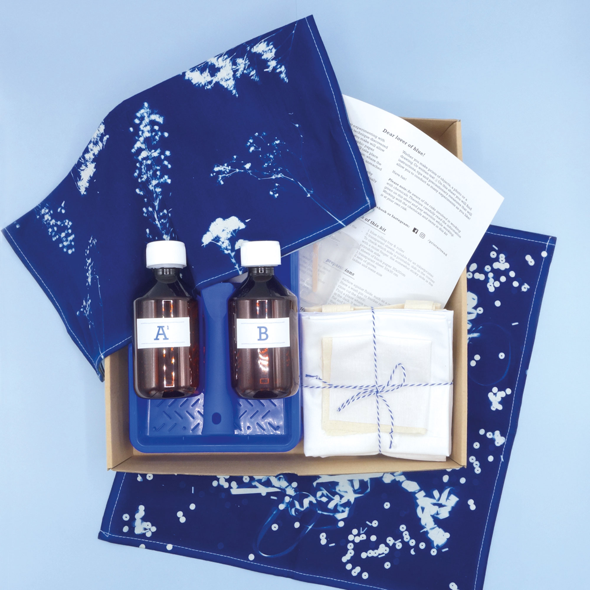 PAR Cyanotype kit - Textiel Set - Afbeelding 2