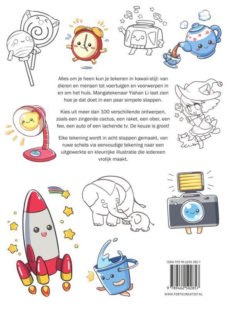 Kawaii tekenen Stap voor Stap, Yishan Li - Afbeelding 2