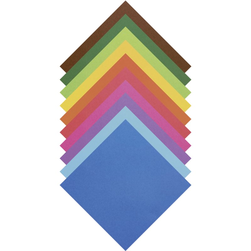 Folia Origami Vouwblaadjes Multicolor 20x20 cm – 500 vellen creatief vouwplezier