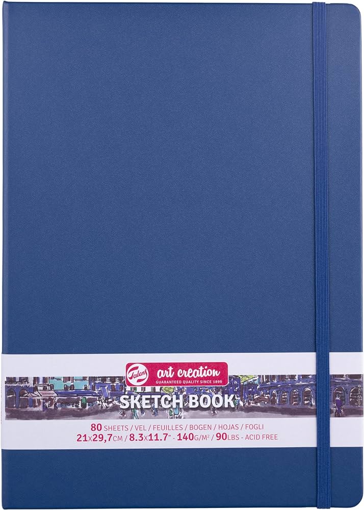 Talens Art Creation Schetsboek Marineblauw 21 x 29.7 cm 140 g 80 Vellen