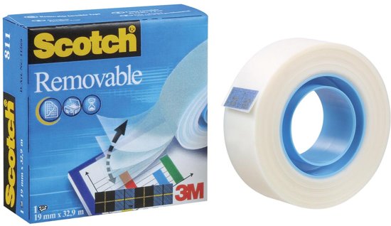 3m 811 Blauw 19x33 Tape Remova