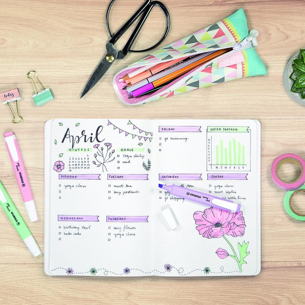 Stabilo textmarker set 6st. 1mm/4mm - Afbeelding 4