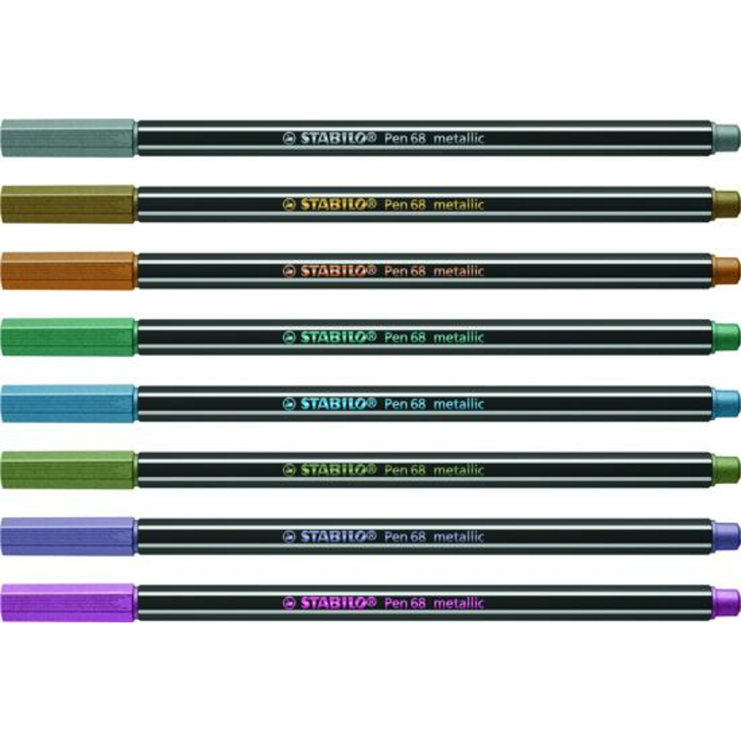 Stabilo Pen 68 Metallic 1mm - keuze uit 8 kleuren