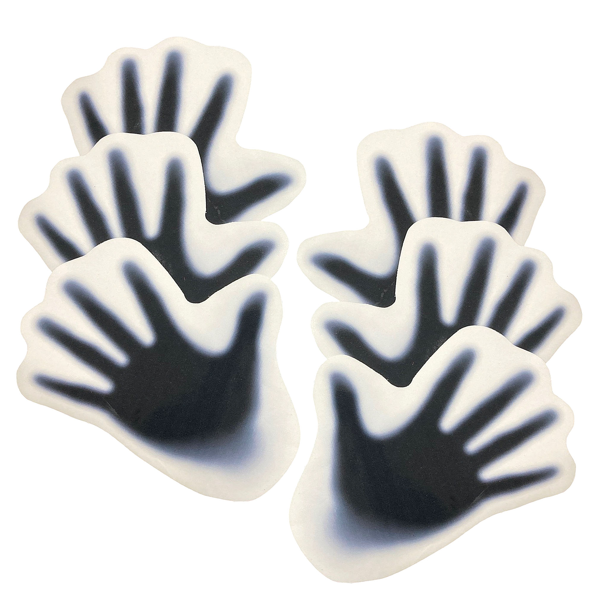 6 Hand stickers 24 cm